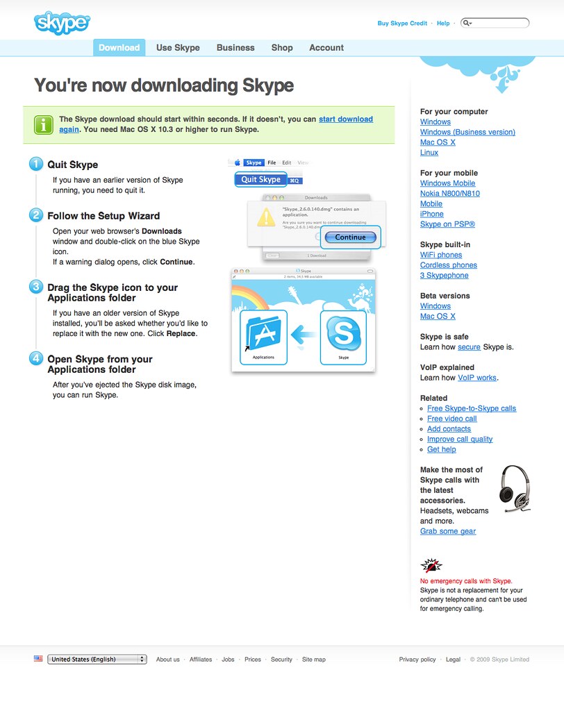 download the skype for mac